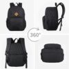KEOFID Travel backpack for Men and Women, Anti Theft Laptop Backpack with USB Charging Port for Work, Large Bag for College, BLACK BOOK BAG FOR BOYS, GILRS Backpack,Water Resistent(Black) - Image 7