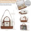 Wogarl Weekender Bags for Women Large Overnight Bag Weekend Travel Duffel Bag Carry on Shoulder with Shoe Compartment Toiletry Bag for Travel Business Gym - Image 3