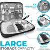 Electronics Charger Organizer - Travel Cable Case for Cords, Chargers, and Tech Accessories - Image 2