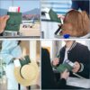 Passport Holder, Passport Cover with Credit Card Slot and Boarding Pass Slot Combo, Passport Wallet Case Book Travel Must Have, RFID Blocking Leather Travel Accessories, Green - Image 7