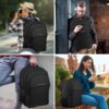 Travel Backpack, Large Carry on Backpack, 17 Inch Laptop Bag, Big Sturdy TSA-Friendly with USB Port College School Rucksack Bag, Gifts for Him Men Women, Black - Image 8