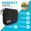 Electronics Charger Organizer - Travel Cable Case for Cords, Chargers, and Tech Accessories - Image 4