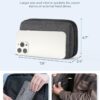 BAGSMART Electronics Organizer Travel Case, Cable Charger Cord Tech Organizer Pouch for Phone Charger Accessories, Black - Image 6
