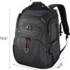 KROSER TSA Friendly Travel Laptop Backpack 17.3 inch XL Computer Backpack Water-Repellent College Daypack Business Backpack with RFID Pockets & USB Port for Men/Women-Black - Image 2