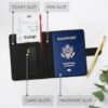 Beautiful Passport Holder for Travel – Cute Cover with Pen Holder to Keep Your Travel Documents Organized & Safe – Quality Passport Wallet for Women & Men and Great for Gifting - Image 5
