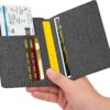 Fintie Passport Holder, Slim Travel Wallet RFID Blocking Card Case Cover Passport Cover Protector Essentials with Credit Card Slots for Women/Men - Image 2
