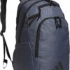 adidas Defender 5 Team Sports Backpack (33L) Durable Large Athletic Gym Laptop Travel Bag, Twill Onix Grey/Black, One Size