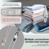 Nearockle 24Pcs Silicone Cable Straps Cord Organizer for Bundling Earphone, Phone Charger, Computer Cords, Reusable Cable Ties Wire Organizer in Home,Office,Kitchen,School (4 Colors) - Image 4