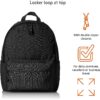 Amazon Basics Backpack for School, Study, Travel, Durable Classic Design, Book Bag, Black - Image 2