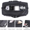 120L Foldable Collapsible Waterproof Travel Duffel Bag for Men and Women with Shoe Compartment - Image 3