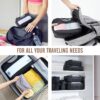 Veken 10 Set/8 Set Packing Cubes for Travel Essentials, Suitcase Organizer Bags in 4 Sizes, Carry-On Luggage Accessories with Large Laundry & Toiletry Bag, Must-Have for Airplane, Road Trip & Camping - Image 7