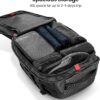tomtoc Travel Backpack 40L, TSA Friendly Flight Approved Carry-on Luggage Hand Water-resistant Lightweight Business Rucksack, Durable Large Weekender Bag Daypack Fits 17.3 Inch Laptop, PFAS Free - Image 2