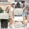LOVEVOOK Travel Duffle Bag,Weekender Bags for Women with Shoe Compartment，Carry on Overnight Bag with Toiletry Bag,Gym Duffel Bag with Wet Pocket, Hospital Bags for Labor and Delivery - Image 6