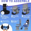 Airplane Foot Rest (Travel Comfortably), Perfect Foot Hammock Airplane or Plane Travel Essentials to Relax Your Feet - Airplane Travel Essentials, Long Flight Essentials, Airplane Foot Hammock - Image 5