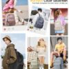 Black School Backpack for Girls Women, Waterproof High School Book Bag Cute Backpack for Men Teens Boys, Small Lightweight Simple Basic Middle School Back Pack Daypack Mochilas Escolares para - Image 2