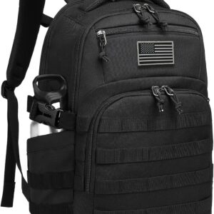 Wotony Military tactical backpack, backpack for men black small tactical assault bag